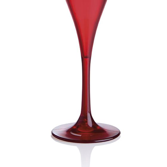 Imagem de TAÇA DE CHAMPANHE 150ml VITRA MULTIPLAST VERMELHO