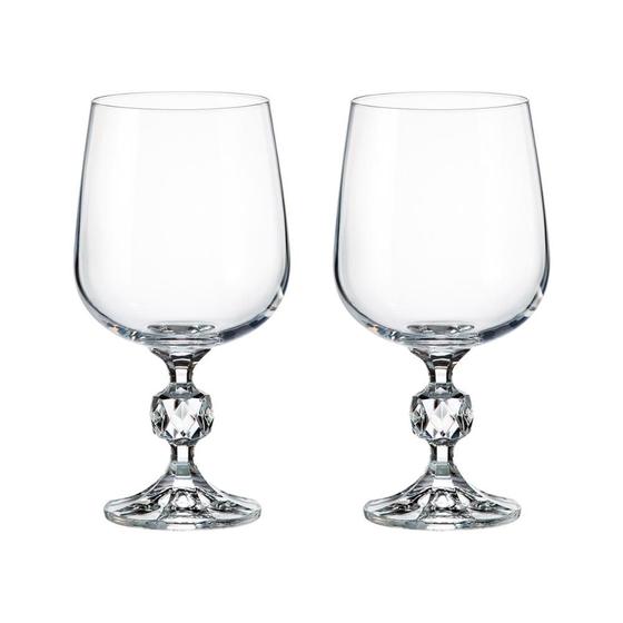 Imagem de Taça de Cristal Bohemia 340 ml Claudia 2 Peças