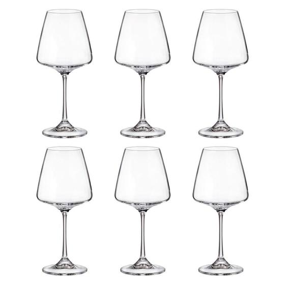 Imagem de Taça De Cristal Bohemia 360Ml Corvus 6 Peças