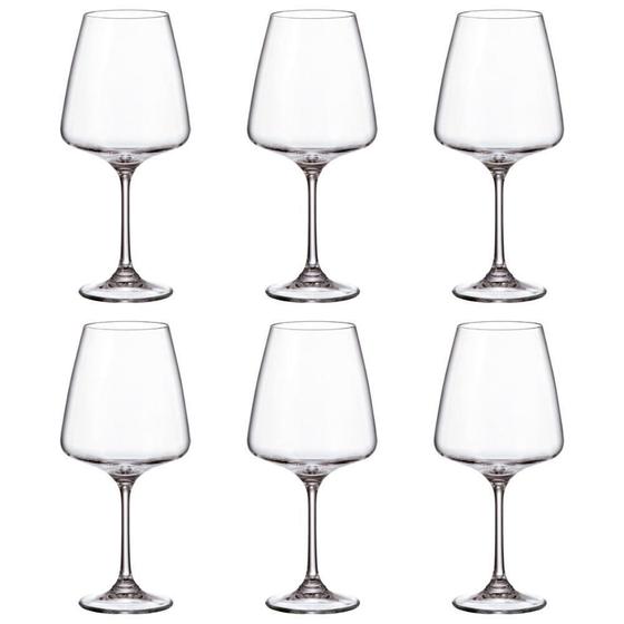 Imagem de Taça De Cristal Bohemia 570Ml Corvus 6 Peças