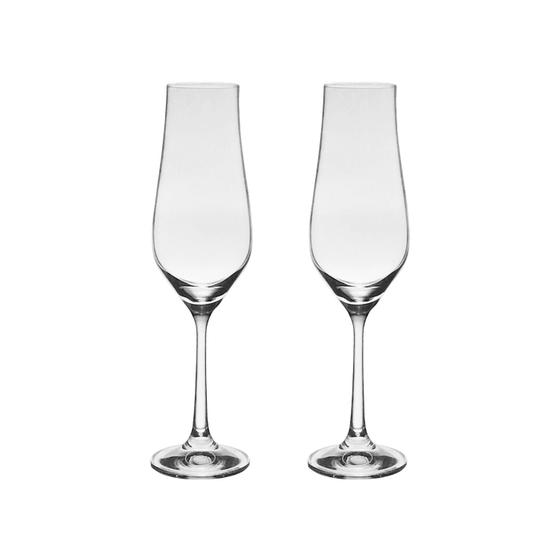 Imagem de Taça de Cristal Bohemia Para Champanhe 170 ml Tulipa 2 Peças