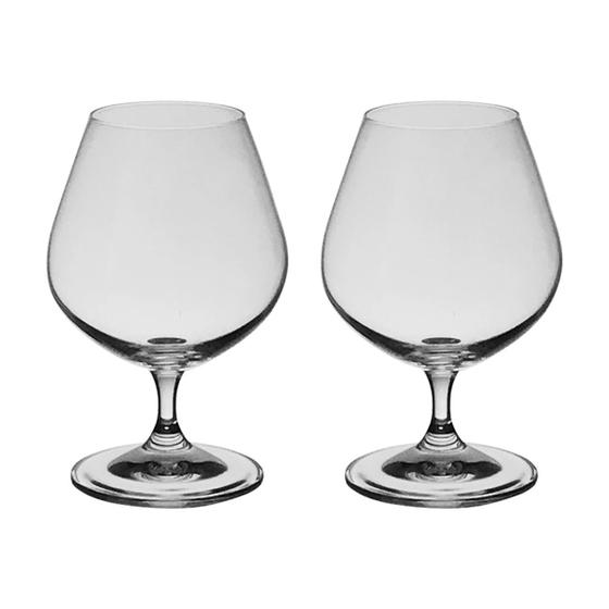 Imagem de Taça De Cristal Bohemia Para Conhaque 400 ml Roberta 2 Peças