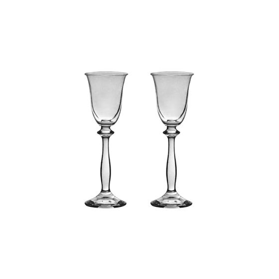Imagem de Taça de Cristal Bohemia Para Licor 60 ml Angela 2 Peças
