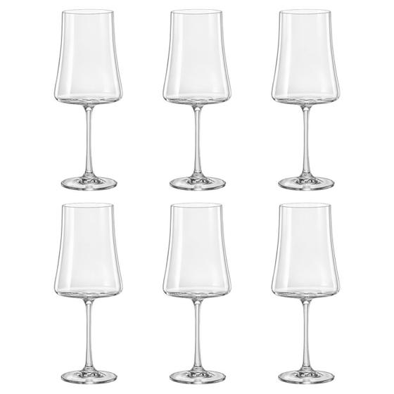 Imagem de Taça de Cristal Bohemia Para Vinho 460 ml Xtra 6 Peças