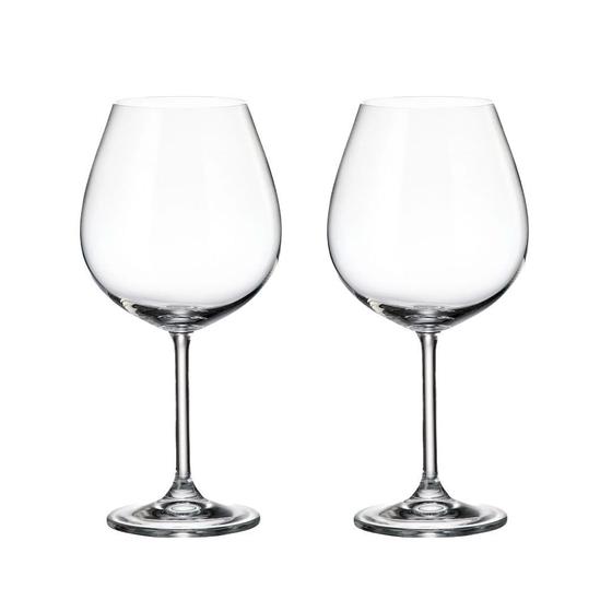Imagem de Taça de Cristal Bohemia Para Vinho 650 ml Colibri 2 Peças