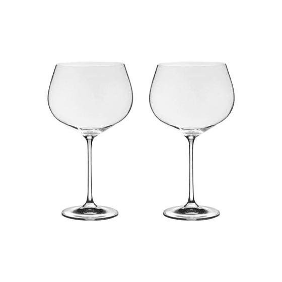 Imagem de Taça de Cristal Bohemia Para Vinho 700 ml Megan 2 Peças