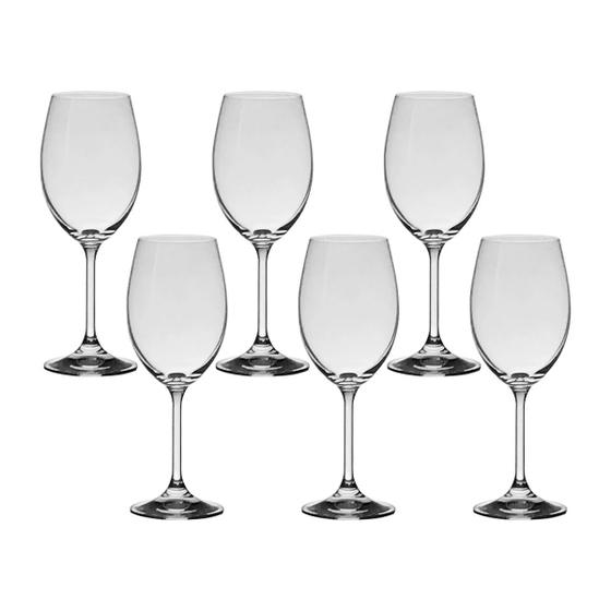 Imagem de Taça De Cristal Bohemia Para Vinho Branco 250 ml Roberta 6 Peças
