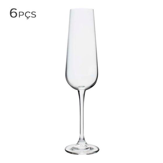 Imagem de Taça de Cristal para Champagne Ardea Bohemia 220ML 6PÇS