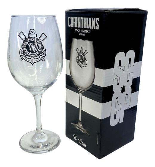 Imagem de Taça de Drinks Vidro Corinthians