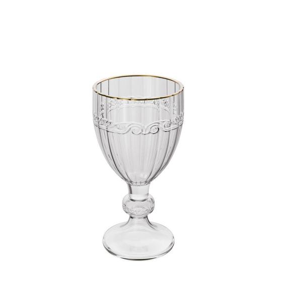 Imagem de Taça De Licor Lyor Imperial De Cristal Com Fio De Ouro 50Ml