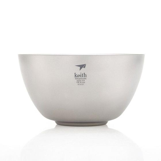 Imagem de Taça de Titânio com Parede Dupla Wokex 550ml - Para Armazenamento de Alimentos