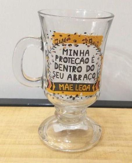 Imagem de Taça De Vidro Capuccino Mãe Leoa 240 ml - Bem Boa Presentes