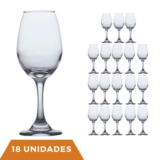 Imagem de Taça de Vinho Degustação Vinho tinto Agua 365ml -18 Unidades