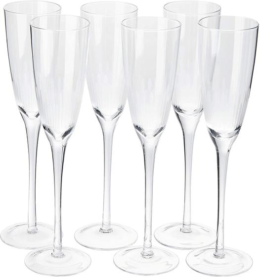 Taça de Vinho Sacra de Vidro Design Chique 350ml 6 Unidades - Taça de ...