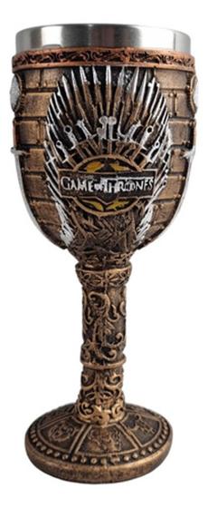 Imagem de Taça Espadas Game Of Thrones 3D Dourada Em Aço Inox