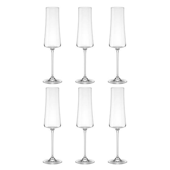 Taça Espumante Pleasure Cristal Haus 210 ml com 6 Peças Imagem de Taça Espumante Pleasure Cristal Haus 210 ml com 6 Peças