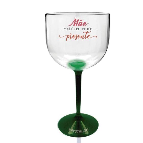 Imagem de Taça Gin Bicolor Verde Para Dia Das Mães - Meu Presente