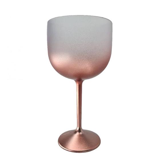 Imagem de Taça Gin Degrade 400ml Rose Gold Metalizado- Mar