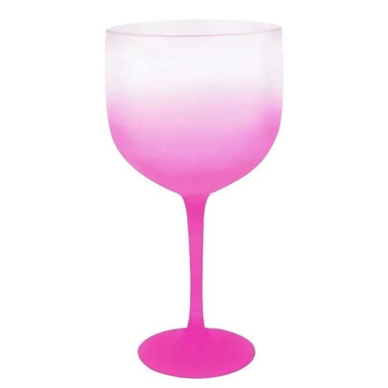 Imagem de Taça Gin Degradê - Rosa Fluorescente 550Ml - 1 unidade -  - Rizzo