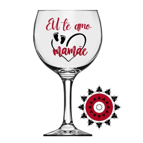 Imagem de Taça Gin Mães de Vidro com Base Decorada - 600ml
