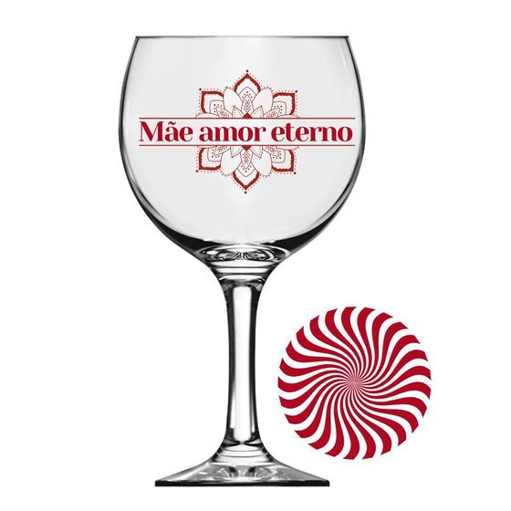 Imagem de Taça Gin Mães de Vidro com Base Decorada - 600ml