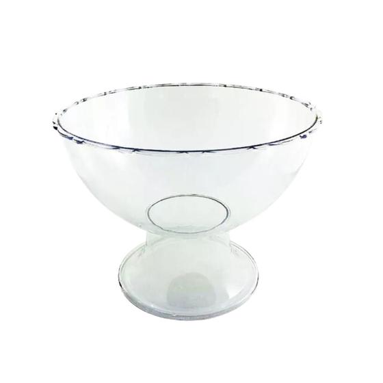 Imagem de Taça grega sobremesa c/ tampa 650ml transparente lsc toys