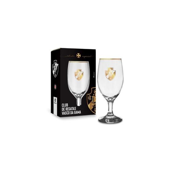 Imagem de Taça Luxo Vasco Série Ouro Edição Especial 330 ml - Brasfoot