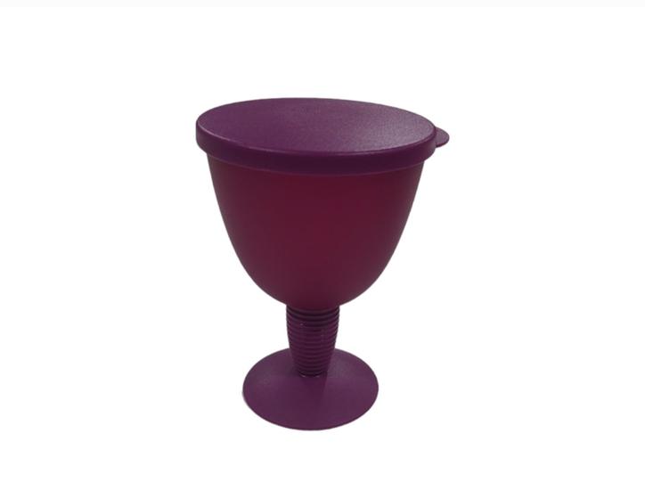 Imagem de Taça Murano com tampa 330ml Roxa Tupperware