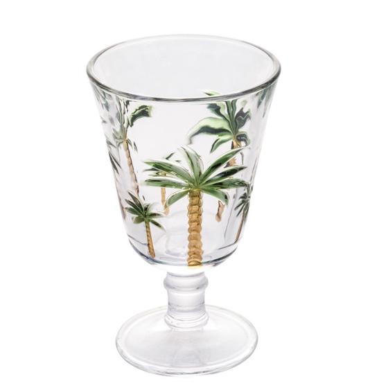 Imagem de Taça para Água de Cristal Palm Hand Coqueiro Lyor 240ml