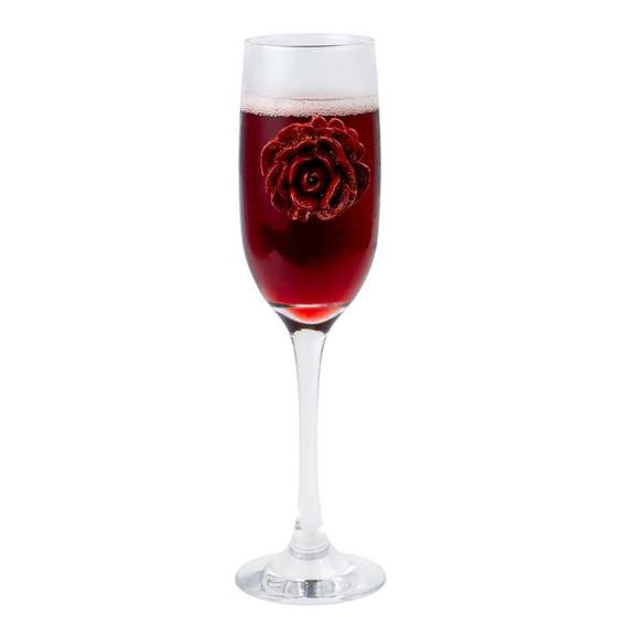 Imagem de Taça Pomba Gira Rosa Vm Champagne Cristal Imperatriz 190Ml