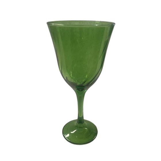 Imagem de Taça Vinho Lírio Cor Verde Super Luxo 330 Ml - Vidro