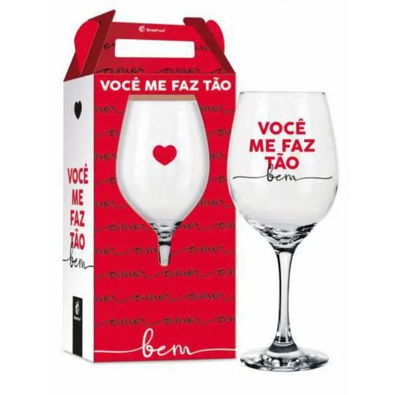 Imagem de Taca vinho - voce me faz tao bem - CLAUMIXX