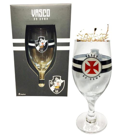 Imagem de Taça Windsor 330ml Cerveja Vinho Time Escudo Vasco Oficial