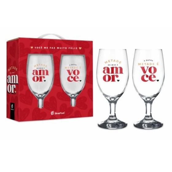 Imagem de Taca windsor c 2un metade de mim e voce 330ml
