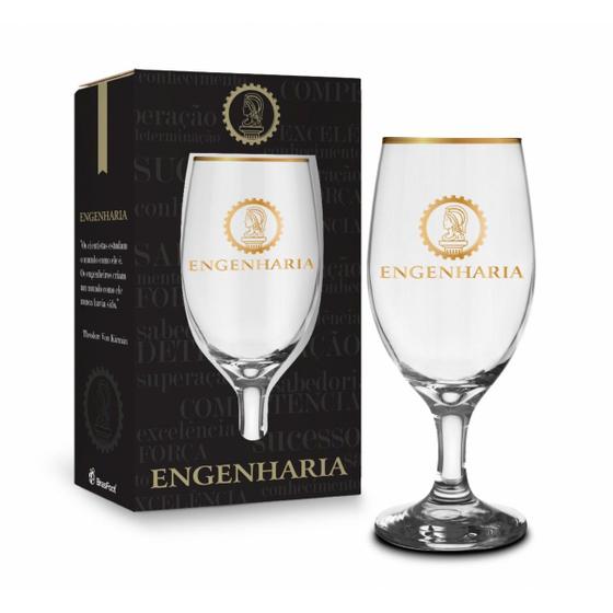 Imagem de Taça Windsor Cursos Engenharia Série Ouro Presente 330ml