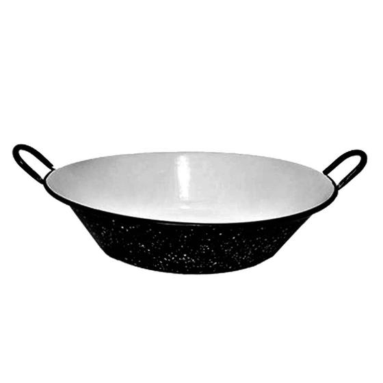 Imagem de Tacho Aço Carbono Beira Alta Esmaltado Fritura 36cm 6L