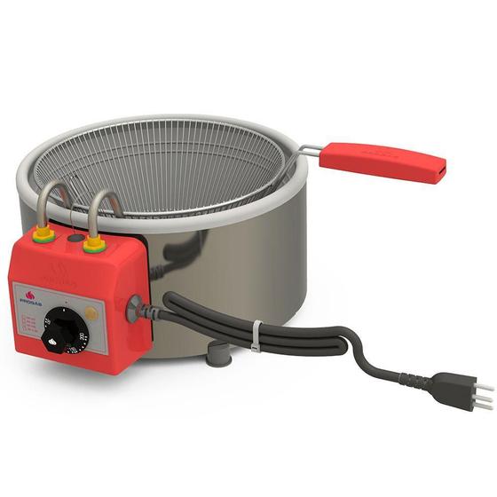 Tacho Fritador Elétrico Progás Aço Inox Escovado com Cesto 3 Litros 127V PR-310E Menor preço em Tacho Fritador Elétrico Progás Aço Inox Escovado com Cesto 3 Litros 127V PR-310E