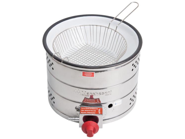 Imagem de Tacho para Frituras 3,5L Inox Marchesoni TH.1.318