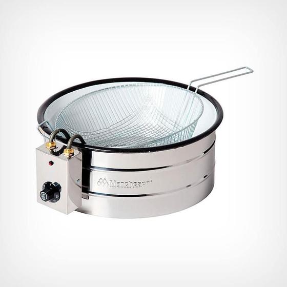 Imagem de Tachos para fritura elétrico 7,5 litros com peneira - TH.1.701 - Marchesoni