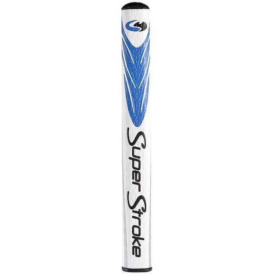 Imagem de Taco De Golfe Azul Grip Para Putter Superstroke Mid Slim 2.0 Branco