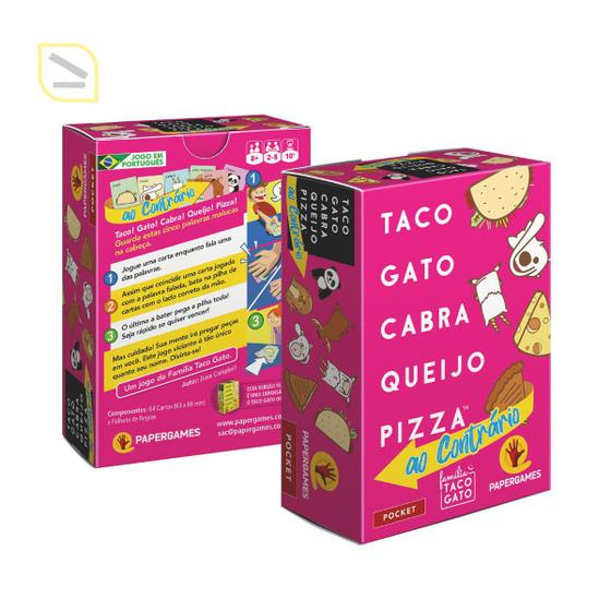 Imagem de Taco Gato Cabra Queijo Pizza: ao Contrário (Família Taco Gato) + Carta Promocional "Elefante"