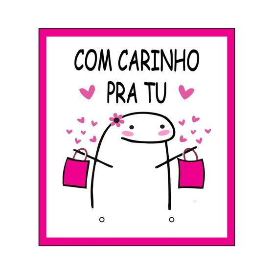 Imagem de Tag para Brinco Flork pacote com 100 unidades
