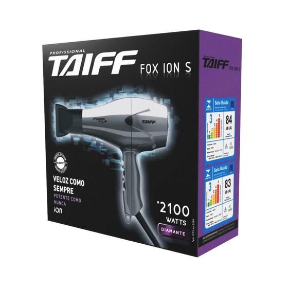 Imagem de Taiff sec fox ion "s" prata 2100w - 127v