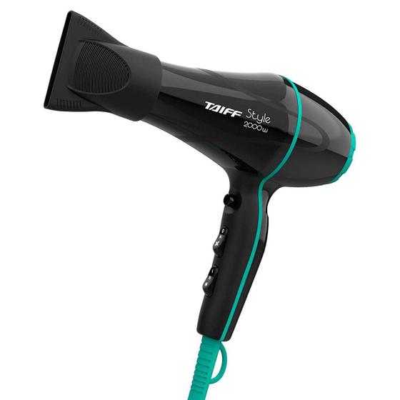 Imagem de Taiff Secador Cabelo Style Preto Ion Profissional 2000W 110V