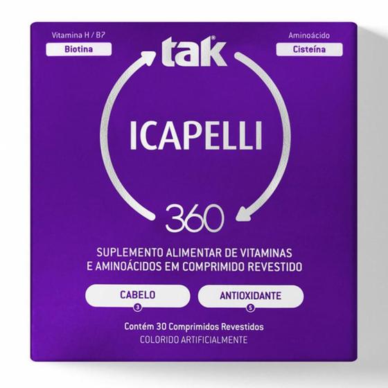 Imagem de Tak 360 Icapelli Com 30 Comprimidos Rev