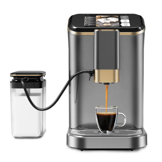 Imagem de Takywep Máquina de Espresso 20 Bar Ouro Automática com Vaporizador