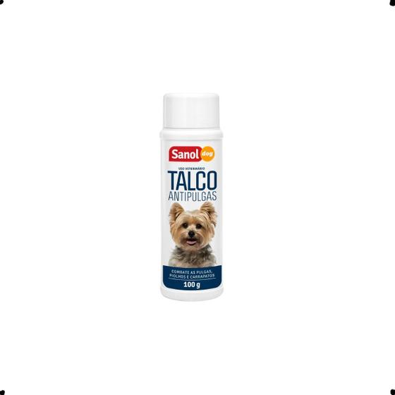 Imagem de Talco antipulgas sanol 100gr