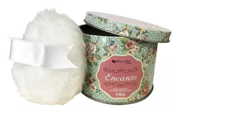 Imagem de Talco Corporal Com Pompom Aplicador - Encanto - 100 G