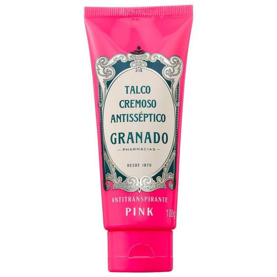 Imagem de Talco Cremoso Antisséptico Granado Pink - Creme Anti-transpirante 100g