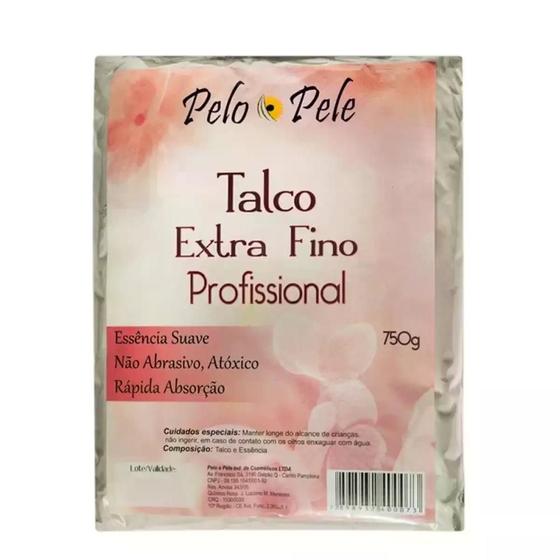 Imagem de Talco Extra Fino Profissional Pelo E Pele 750G